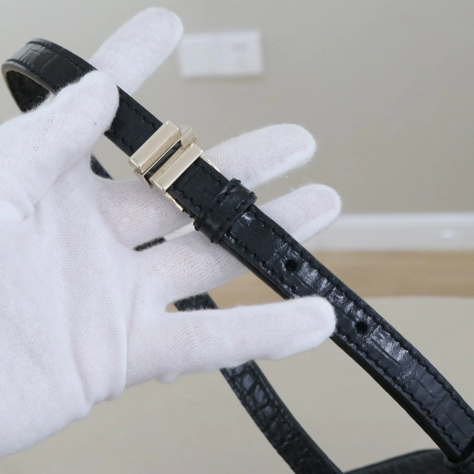 Authentic Edgy Givenchy Croc-Effect Crossbody Bag… - image 4