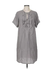 Monoprix Autre Ton Women Gray Casual Dress 38 eur
