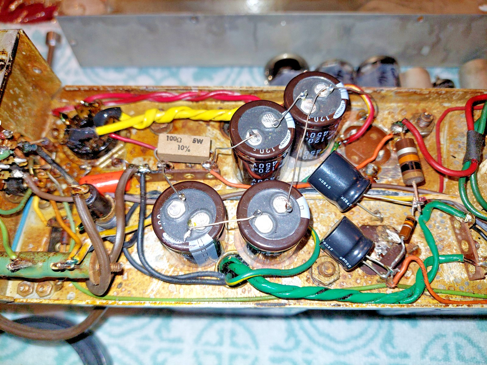 Clean Fresh Restore Fisher 70AZ  Mono Audio Amplifier (SN 51458) Prem 5881 Tubes