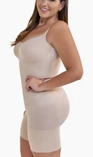Curveez Comfort Evolution Full Body Shaper Medium Nude CUR32608 New