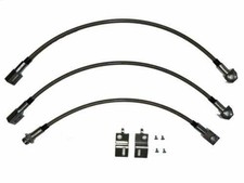 1970-71 Dodge Coronet Brake Hose Kit Braided Stainless-hsk0035ss