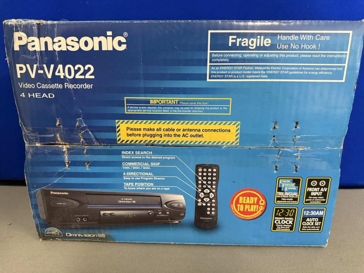 Panasonic PV-V4022 VHS VCR for sale online | eBay