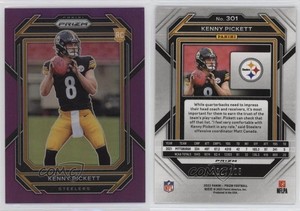 2022 Panini Prizm Rookies Purple Prizm /125 Kenny Pickett #301 Rookie RC