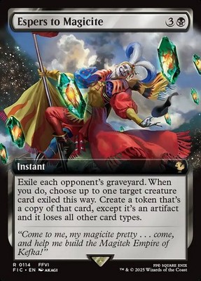 MTG Commander FIN EXTENDED ART R Espers to Magicite #0114