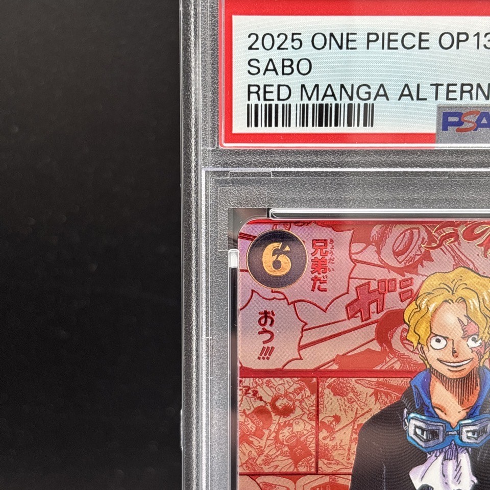PSA 10 Sabo Red OP13-120 Manga Alt Art Carrying on His Will One