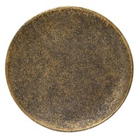 Weihnachtsdeko Dekoteller Bronzefarben Antik Ø 28,5 Cm - Eisen