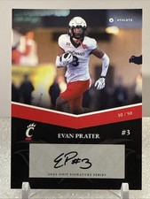 2024 ONIT athlete Cincinnati - COLOR SP on card AUTO - Evan Prater 10/50