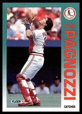 1992 Fleer Tom Pagnozzi St. Louis Cardinals #586