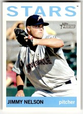 2013 Topps Heritage Minor League #55 Jimmy Nelson Huntsville Stars Baseball