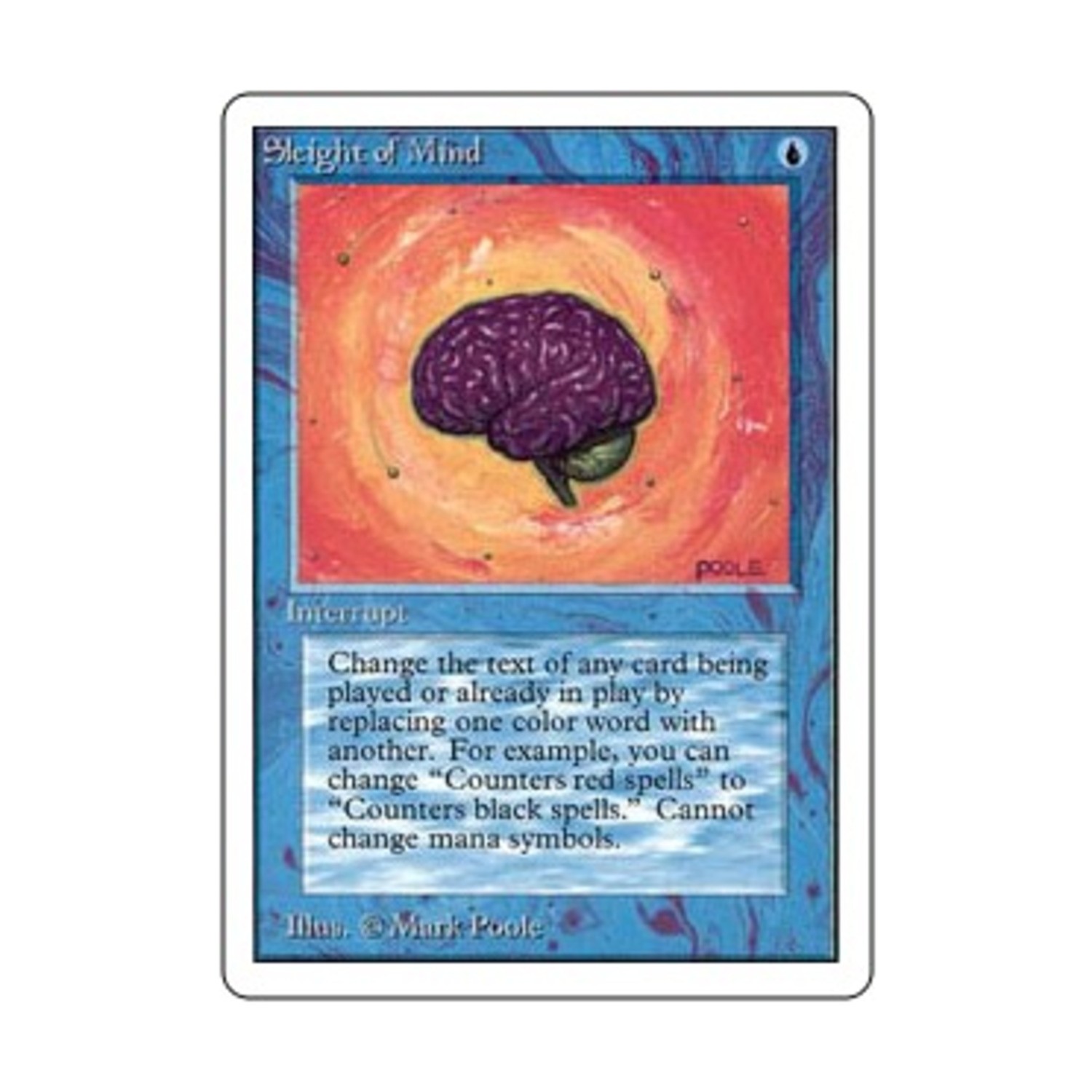 WOTC MtG Unlimited Sleight of Mind (R) Fair