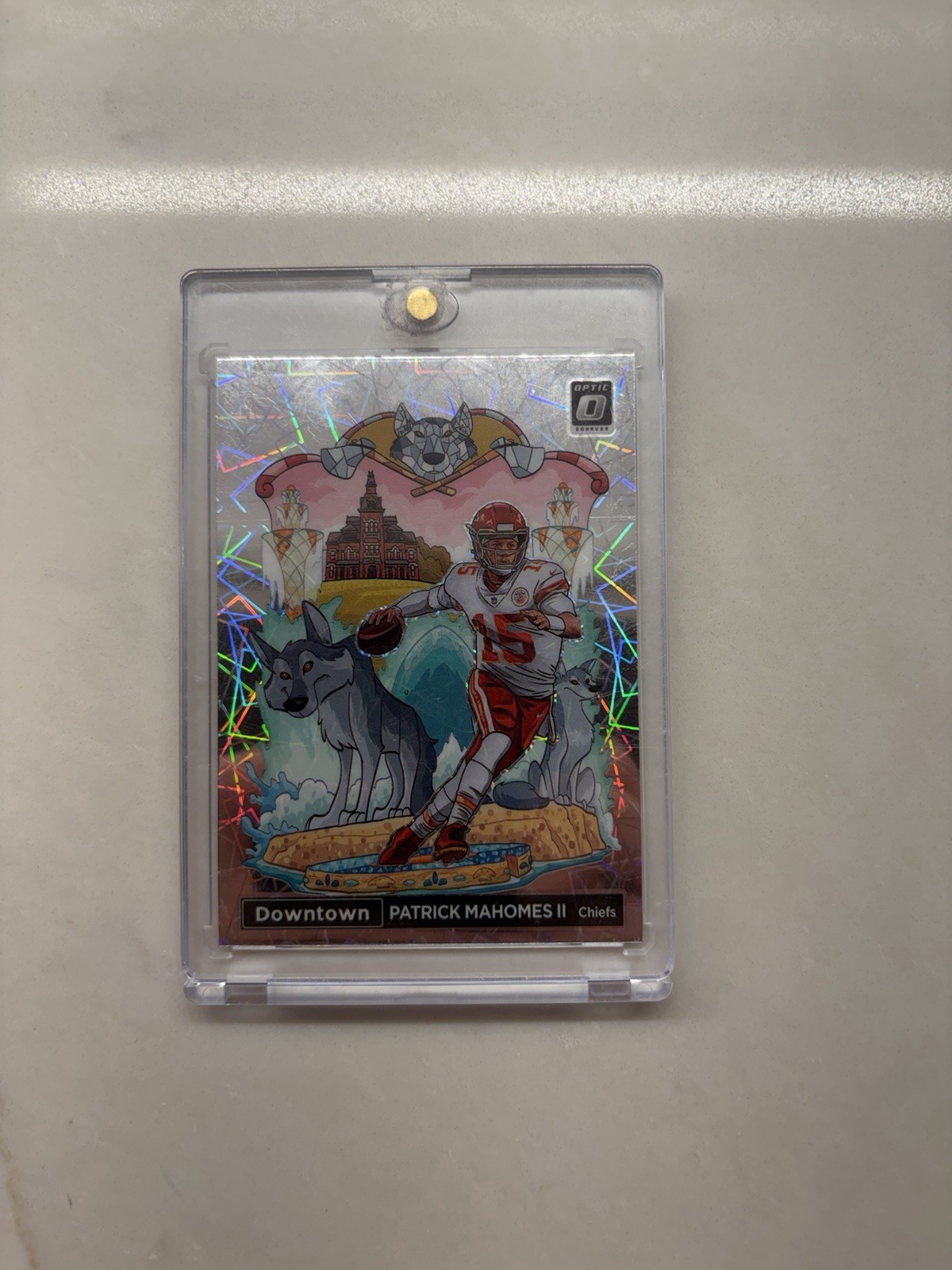 2022 Panini Donruss Optic Downtown Patrick Mahomes II DT-PM Chiefs SSP