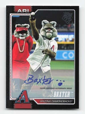 2026 Topps #M-1 Baxter Mascots Autographs Black #/10