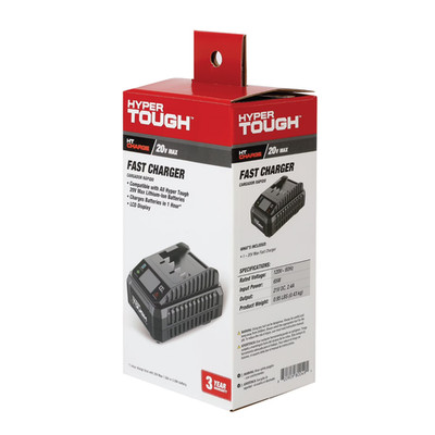 Hyper Tough Fast Charger for 20V Max Lithium-Ion Batteries
