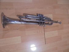 Bandmaster Vintage  Brass Trumpet 54244, as is no case estate sale music jazz