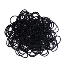 Goody Ouchless Gentle Hair Ties Black Elastic Bands Style Holders Loose 137ct