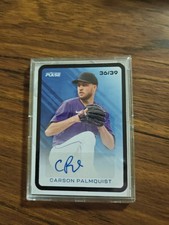 2025 Pulse Baseball Carson Palmquist Auto Black /39