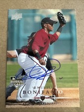 EMILIO BONIFACIO 2008 UPPER DECK #307 Autographed SIGNED ARIZONA DIAMONDBACKS