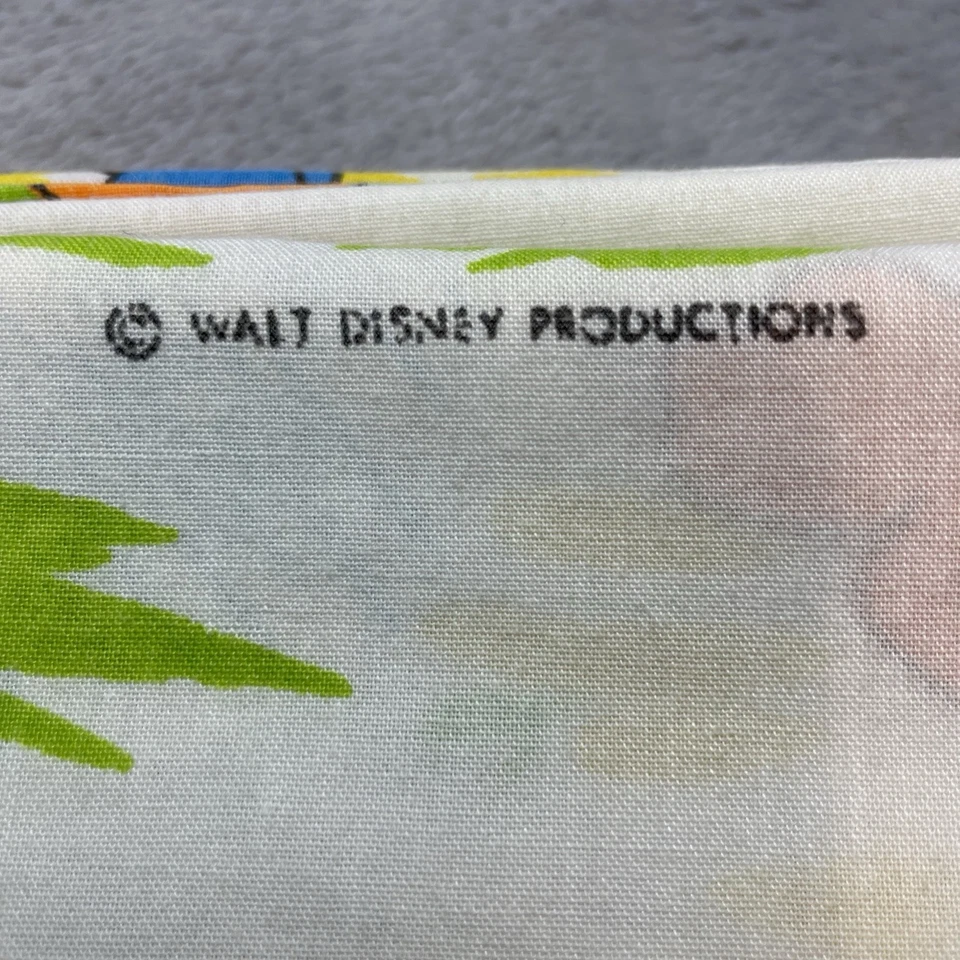 Juego de Sábanas Disney Vintage Años 70 Doble Plano Ajustado Mickey Mouse Pato Donald Arco Iris Foto 4 de 4