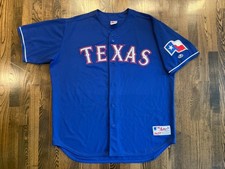 2000s Rawlings Authentic TEXAS RANGERS Jersey Blue Size 52 XXL 2XL