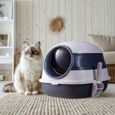 XL Large Self Clean Cat Litter Tray Automatic UV Sterilization Cat Potty Box Pan