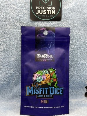 FanRoll by Metallic Dice Games Mystery Misfit Mini Polyhedral Dice (2 Set Pack)
