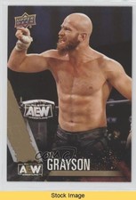 2021 Upper Deck AEW All Elite Wrestling Gold Stu Grayson #32 READ 5vc