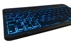Kompakte, ultraflache Tastatur und Maus mit Hintergrundbeleuchtung, Bluetooth