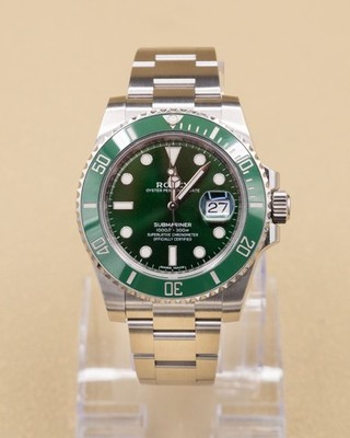 2019 Rolex Submariner Hulk Green Dial Complete