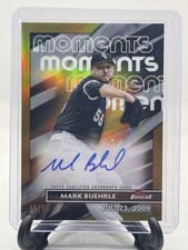 2023 Topps Finest Moments Mark Buehrle Gold Refractor Auto #d 45/50 White Sox