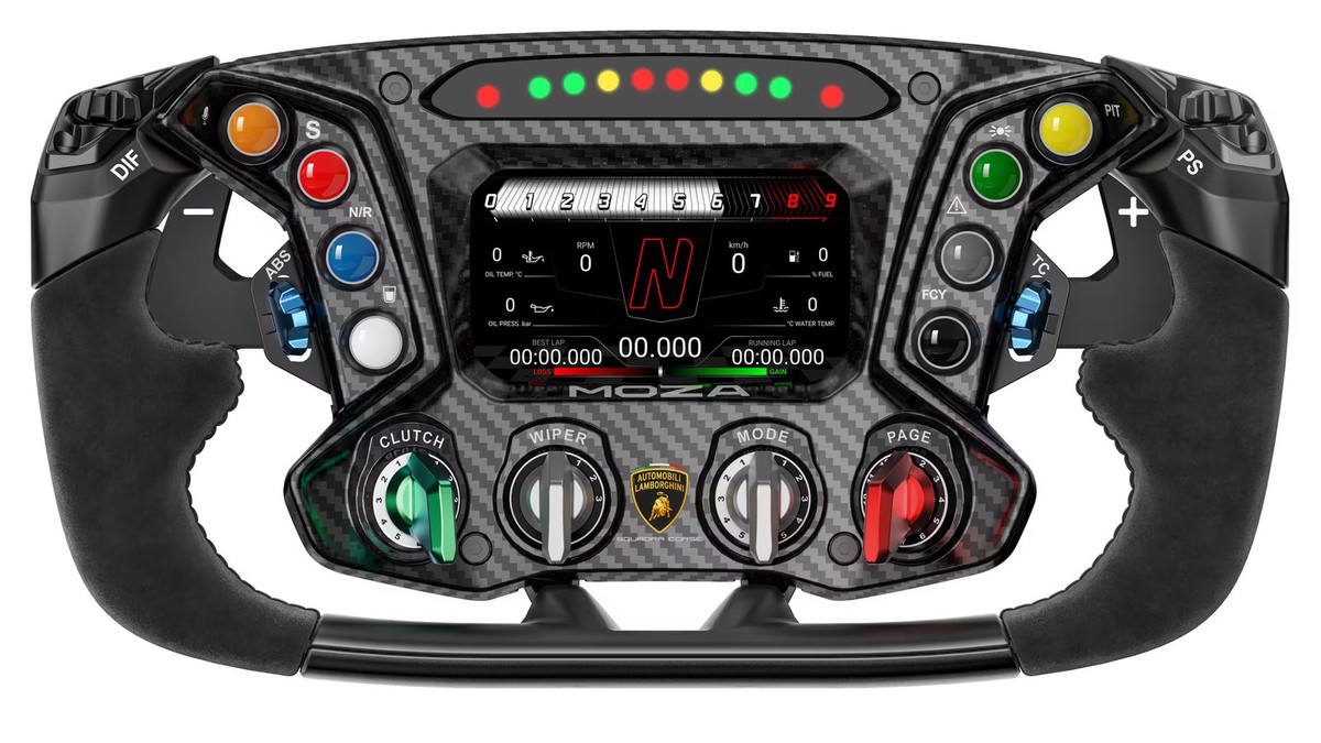 ゾージア　プロモ Moza Racing - Lamborghini Essenza SCV12 Wheel for PC - Black | eBay