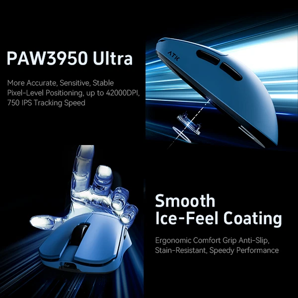 ATK Blazing Sky F1 Extreme Esports Wireless Mouse – LEVIATAN Collab, PAW3950 - Image 4 of 4