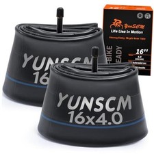 16x4.0/102-305 Heavy Duty Fat E-Bike Tubes AV32 Schrader Valve 2-PCS