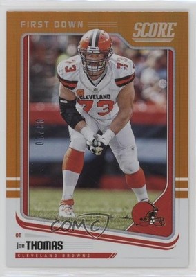 2018 Score First Down 8/10 Joe Thomas #80 HOF 1h0p