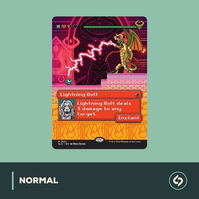 MTG | Lightning Bolt | SHOWCASE | SECRET LAIR x EXTRA LIFE | NM | EN | MAGIC