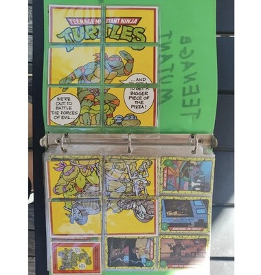 Teenage Mutant Ninja Turtles Cards 1-88 and 89-176 complete sets