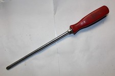 Snap-On TOOLS SSDZ84 Pozidriv #4 Screwdriver Red Hard Handle USA Vintage