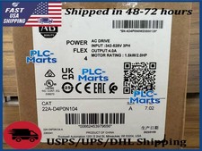 22A-D4P0N104 2022 SER A New Allen Bradley PowerFlex 4 1.5 kW 2 HP AC Drive