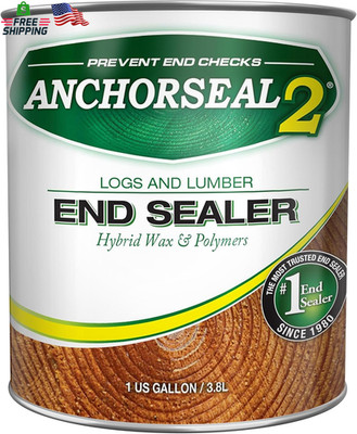 ANCHORSEAL 2 Log & Lumber End Grain Sealer - Prevents up to 90% of End Checks (D