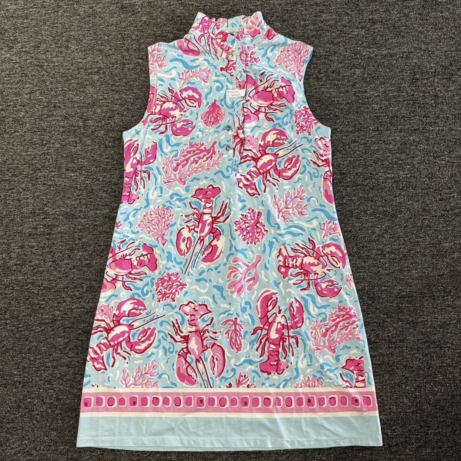 Women’s Barbara Erickson Tropical Beach Colorful Sleeveless Maxi Dress - Size L
