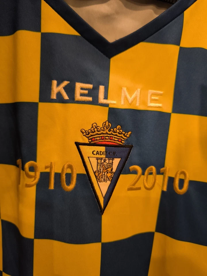 Camiseta Aniversario Original Cádiz CF 2010 Maillot Maglia Camiseta - Imagen 4 de 4