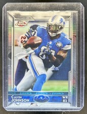 2015 Topps Chrome Calvin Johnson Refractor #5 Lions