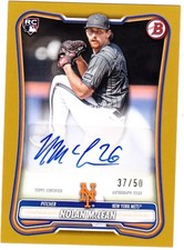 Nolan McLean 2026 Bowman Baseball Rookie Gold Auto #37/50
