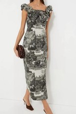 TUCKERNUCK middleburg toile suze dress NWT Size XS.