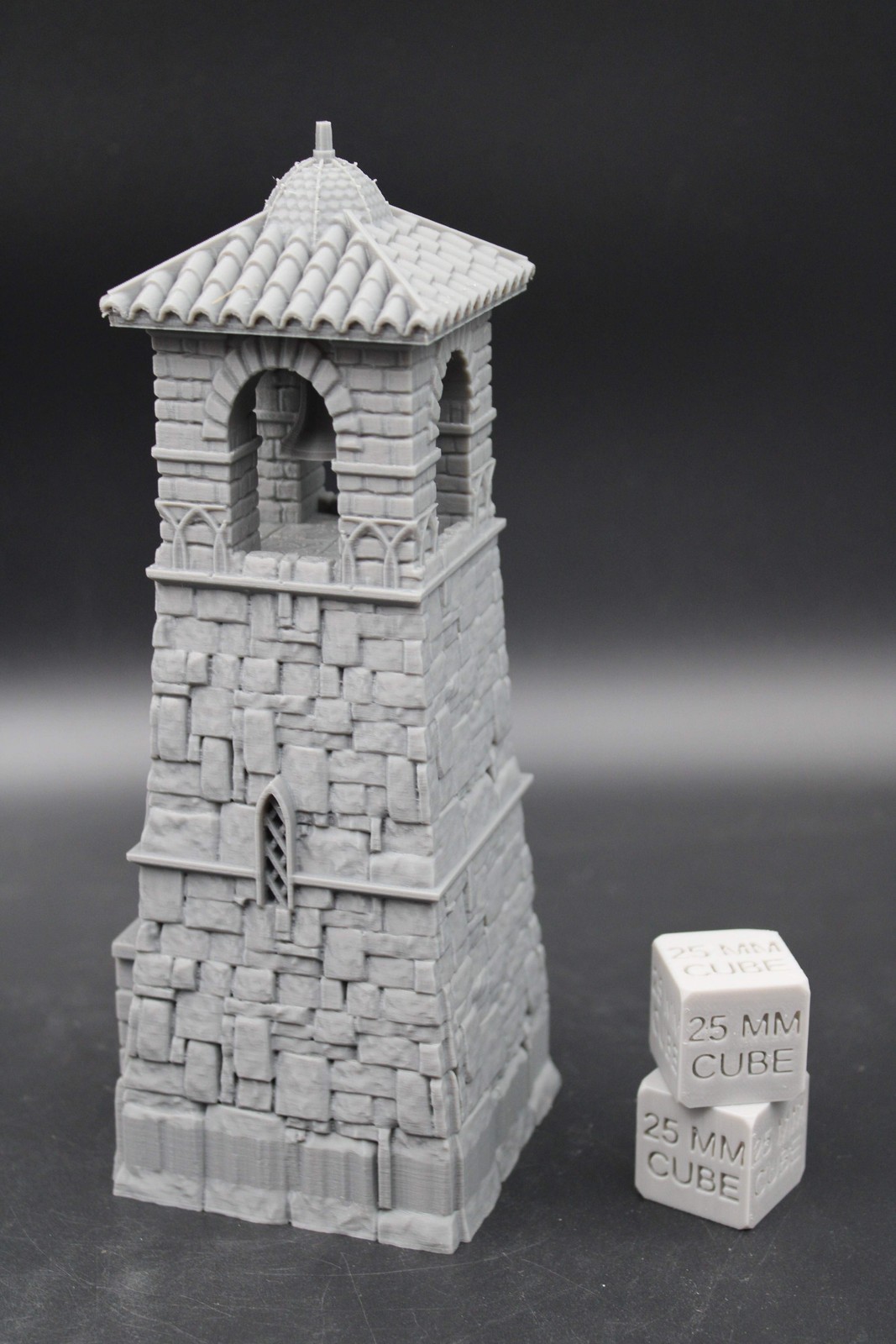 Tabletop Terrain Medieval Fantasy Signal Bell Tower Dnd RPG Wargame Skirmish 28m
