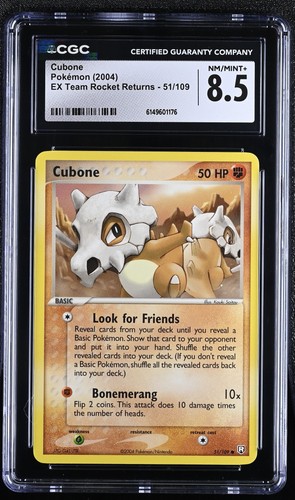 Cubone graded CGC 8.5 for sale on eBay