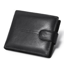 Rfid Leather Mens Wallet with Coin Pocket Designer Dollar Mens Leather Wallet wi