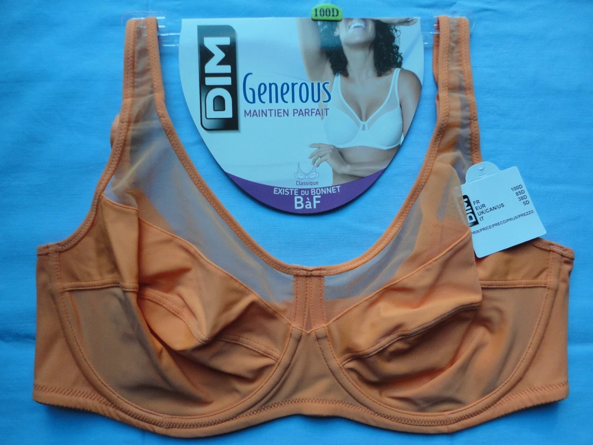 Soutien-gorge Dim Generous 100C – Vert Infini – Armature, Neuf Avec Étiquettes