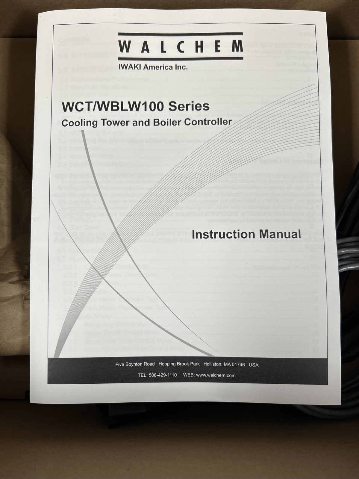 Walchem Cooling Tower and Boiler Controller (WBLW100PA-B)