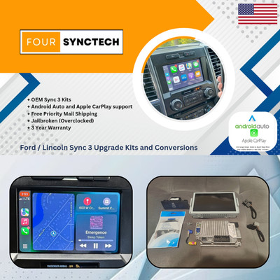  OEM 2015-2017 Non-Nav FORD F150 SYNC 2 to 3 CarPlay Android Auto Upgrade Kit