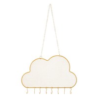 1 Set Ohrringhalter Organizer Wand Halskettenhalter HäNgender Mit 8 Haken, Wolke